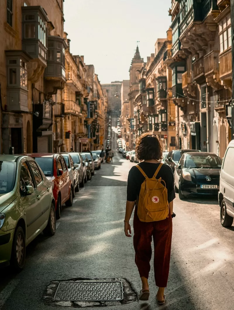 Morning light in Valletta. For solo travelers, Malta’s calm pace and open streets make exploration feel effortless and secure.