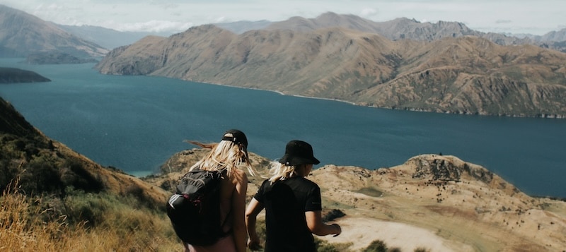 Exploring the trails near Lake Wanaka — outdoor recreation in New Zealand offers breathtaking scenery at little to no cost.