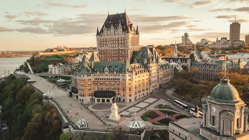 Evening light over Old Quebec, where French heritage, culture, and livability meet on the banks of the St. Lawrence River.