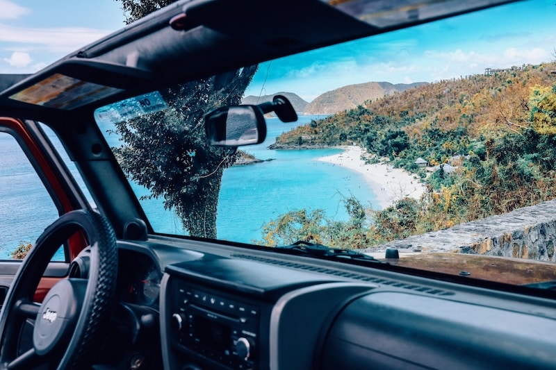 The everyday commute in the US Virgin Islands, for which a car may be required but the journey rewards you with gorgeous views.