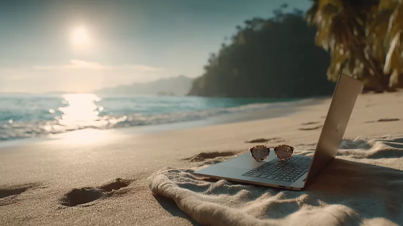 With strong connectivity, relaxed work-life balance, and ocean views like this, it’s easy to see why digital nomads are setting up shop by the sea.