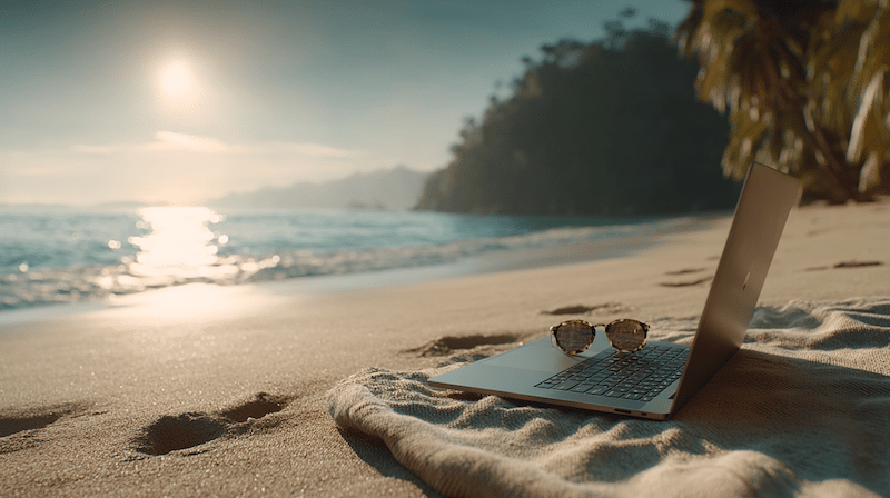 With strong connectivity, relaxed work-life balance, and ocean views like this, it’s easy to see why digital nomads are setting up shop by the sea.