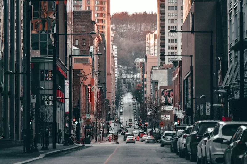 A street in downtown Montreal, one of many Canadian cities where lifestyle, livability, and community create distinct versions of “nice.”