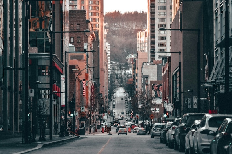 A street in downtown Montreal, one of many Canadian cities where lifestyle, livability, and community create distinct versions of “nice.”