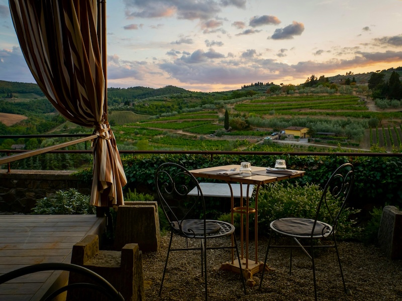 Dinner waits quietly between vines and sky. In Tuscany, beauty is what you see when you pause long enough to notice.