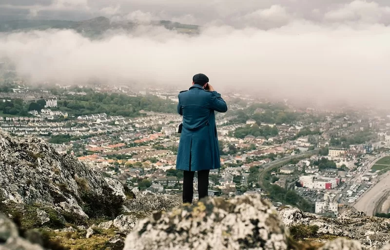 You look down from Bray Head and realize the best kind of exercise is the kind that gives your mind a place to rest.