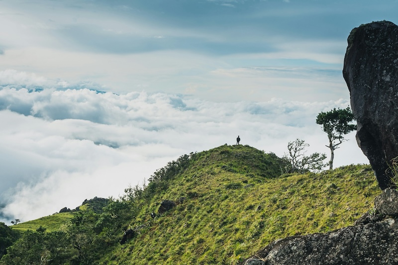 Clouds gather below the trails in Panama’s highlands, trading city heat for crisp mornings and views that stretch into the sometimes-foggy horizon.