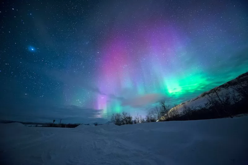 Solar Storms Sparks Northern lights