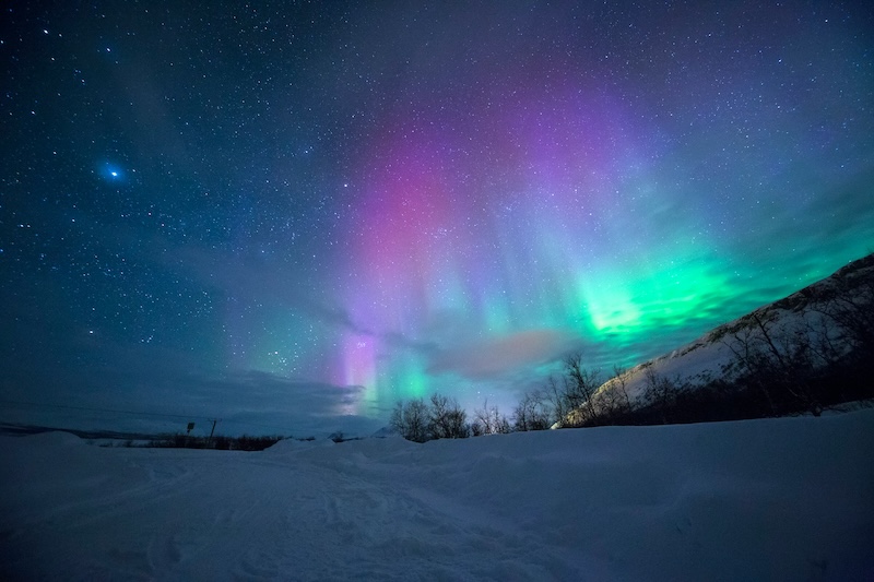 Solar Storms Sparks Northern lights