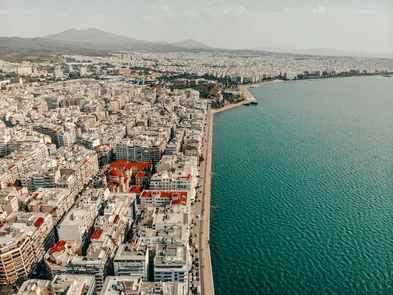 Thessaloniki Greece Mediterranean waterfront showing affordable Southern European city with coastal living and liveable neighborhoods