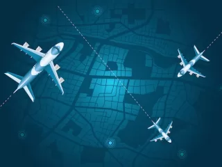 Global travel routes illustrating visa programs that lead to permanent residency