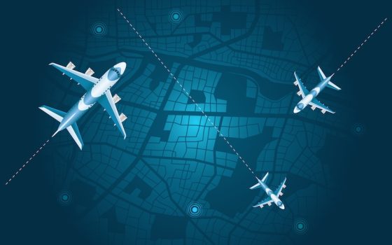 Global travel routes illustrating visa programs that lead to permanent residency