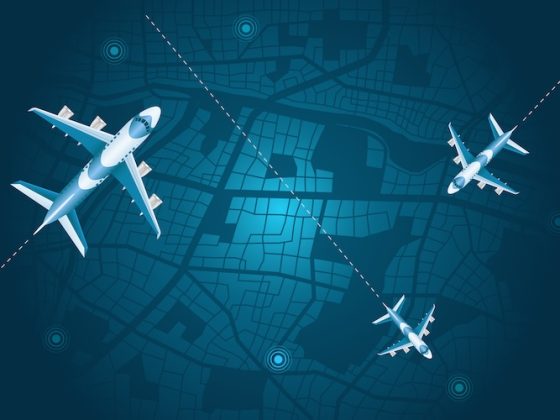 Global travel routes illustrating visa programs that lead to permanent residency