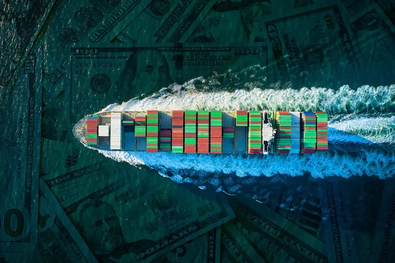 Global trade disruptions revealing economic breakdowns and financial uncertainty worldwide