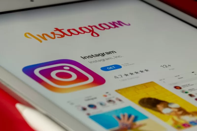 Instagram logo and app interface displayed on mobile device screen, representing Narendra Modi becoming most followed world leader on social media