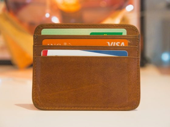 Wallet with multiple bank cards representing international banking diversification