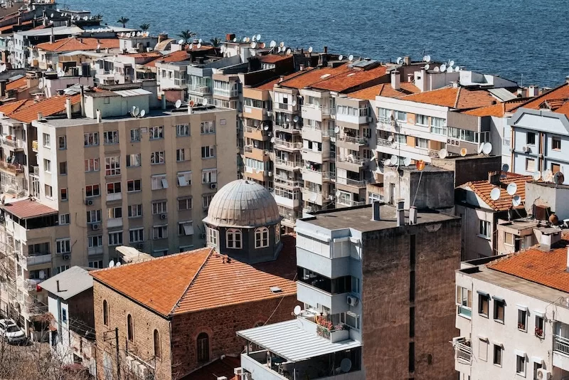 Aerial view of Izmir, Turkey