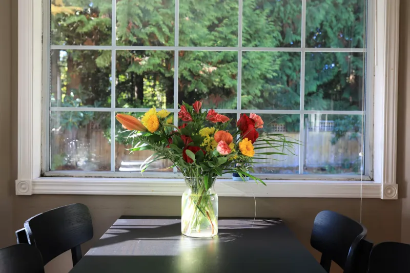 Sending flowers home when you live thousands of miles away